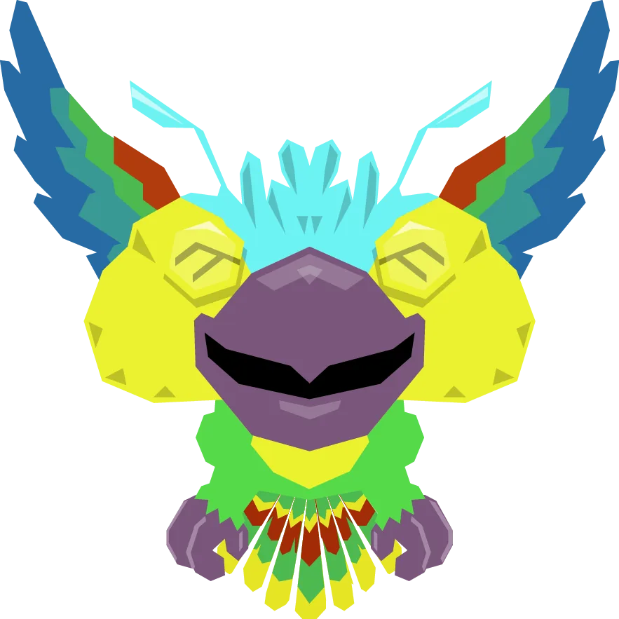 Yellow bird with a wide open dark beak mid-squawk